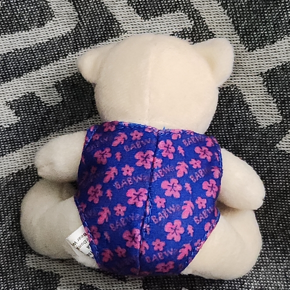 Build a Bear Velvet Teddy 3" Plush Purple Hawaiian Swimsuit Stuffed Animal Toy - Picture 6 of 9